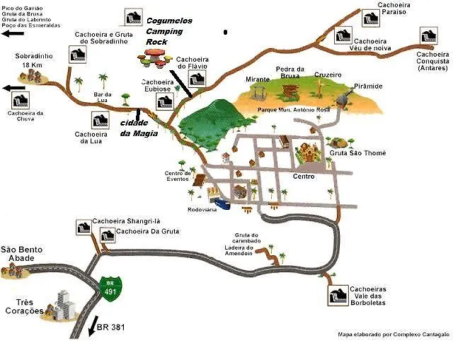 Camping & Chales Cogumelos Rock Hotel Campos do Jordão Parque de Campismo